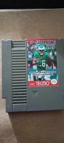 NES Tecmo Super Bowl 2025 Saquon Barkley Cover