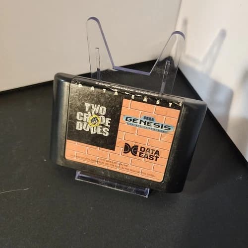 Two Crude Dudes (Sega Genesis) - Tested, Cart Only