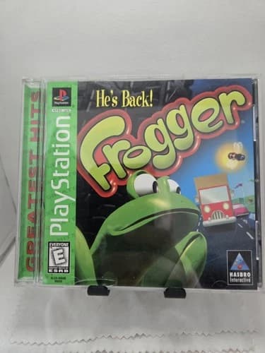 Frogger Greatest Hits PS1 PlayStation 1 Complete CIB Tested Light Scratches