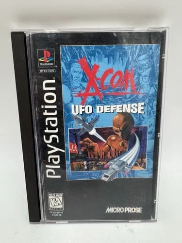 X-COM: UFO Defense PlayStation 1-CIB-w/ Registration Card-VG Cond-Quick Shipping