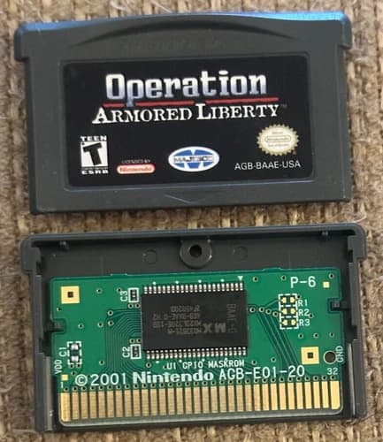 Operation Armored Liberty (Game Boy Advance) Authentic - TESTED
