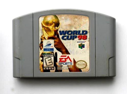 World Cup 98 (Nintendo 64 N64, 1998) N64 TESTED