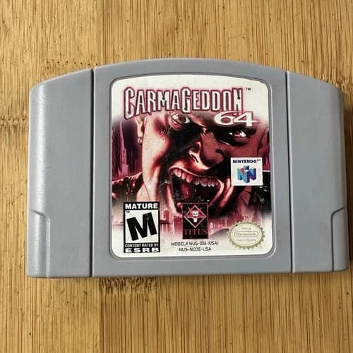 Carmageddon 64 | Nintendo 64 N64 | Slightly Faded Label