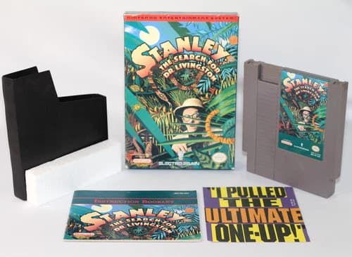 Stanley: The Search for Dr. Livingston NES Complete CIB! Great Condition! RARE!