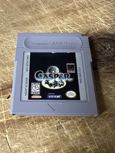 Casper Nintendo Gameboy Cartridge Only Tested Works Great Free Shipping