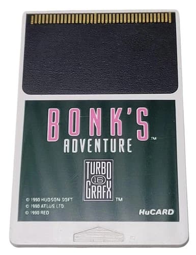 Bonk's Adventure (TurboGrafx-16, 1990) Tested and working! Hu Card only