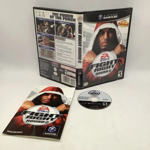 Fight Night: Round 2 (Nintendo GameCube, 2005) Complete CIB Tested Working