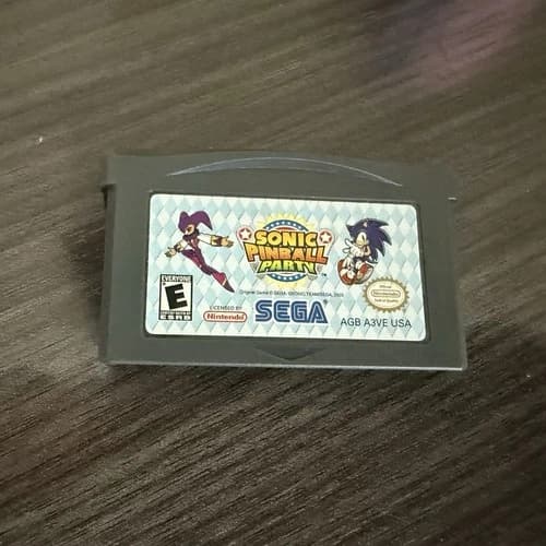 Sonic Pinball Party (Game Boy Advance) Tested Authentic