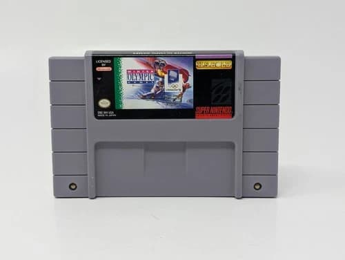 Winter Olympic Games (Super Nintendo SNES, 1994) - Cart Only