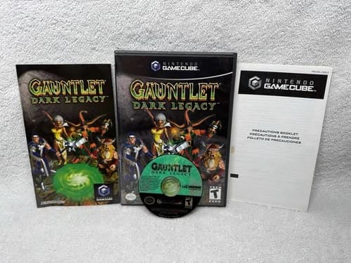 Gauntlet: Dark Legacy (Nintendo GameCube, 2002) CIB W/ Manual Tested Working