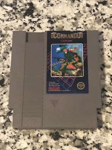 Commando (NES) Cart Only - Tested! Free Shipping