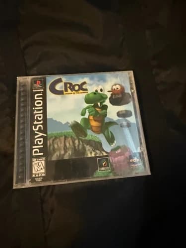 Croc: Legend of the Gobbos PS1 Sony PlayStation 1, 1998 Black Label