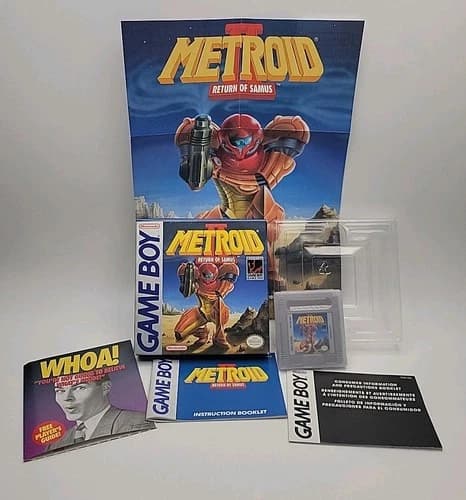 Amazing Condition Metroid II: Return of Samus 2 Nintendo GameBoy Complete In Box