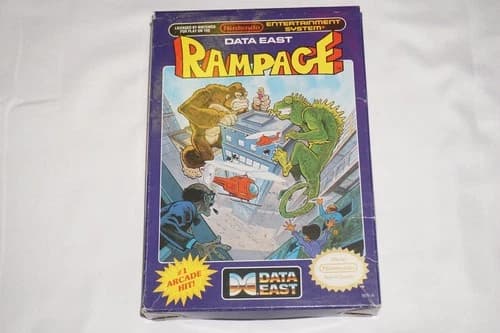 Rampage (Nintendo NES) Complete in Box CIB