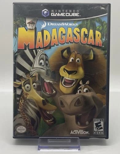 Madagascar (Nintendo GameCube, 2005) Complete With Manual