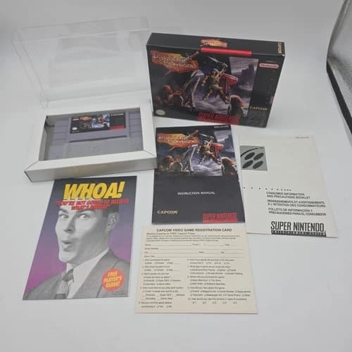 Knights of the Round Complete CIB - SNES, Super Nintendo, Capcom