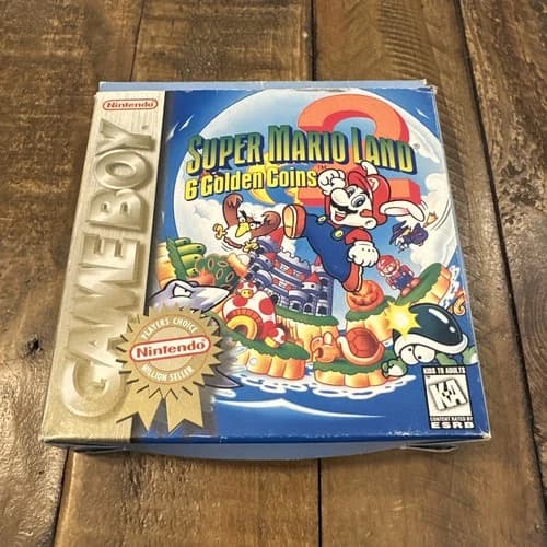 Super Mario Land 2 Gameboy GB Game Boy Complete CIB Authentic Tested