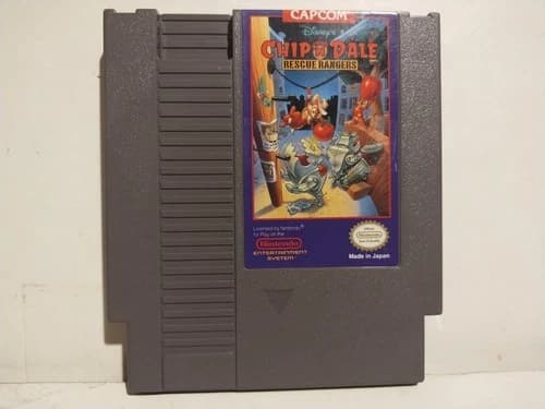 Disney's Chip and Dale Rescue Rangers Nintendo NES Game Cartridge Tested