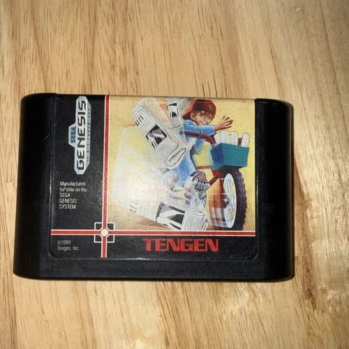 SEGA Paperboy Tengen 1991 Arcade Sega Genesis Game Cartridge