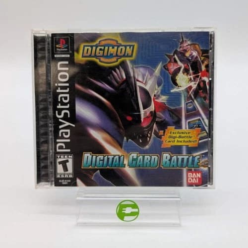 Digimon Digital Card Battle (Sony PlayStation 1 PS1, 2001)