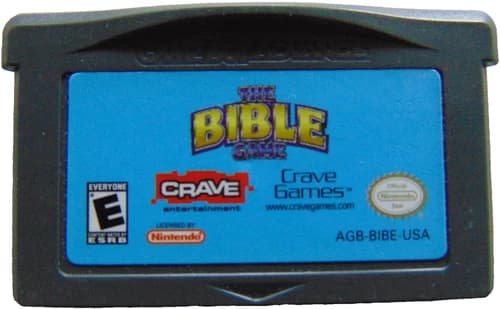 The Bible Game Gameboy Advance GBA Cartridge Tested and Works