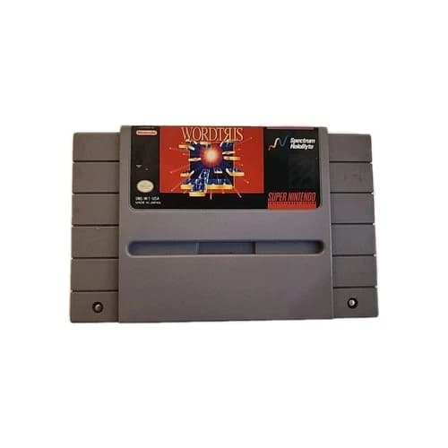 Wordtris Super Nintendo Entertainment System 1992 tested works