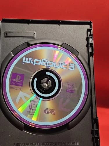 Wipeout 3 Sony PlayStation 1 PS1 1999 Racing Video Game Disc Only