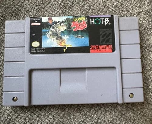 Bassin's Black Bass for Nintendo SNES (CARTRIDGE ONLY)