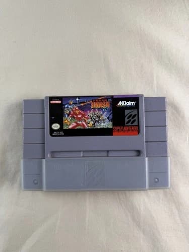 Super Smash T.V. (Super Nintendo SNES, 1992) Authentic Game SNS-TV-USA Tested