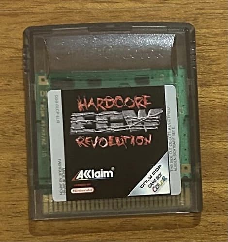 ECW Hardcore Revolution Nintendo Game Boy Color Cartridge only - Tested