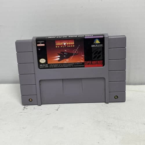 Turn and Burn: No-Fly Zone (Super Nintendo, 1994) SNES Cartridge Only