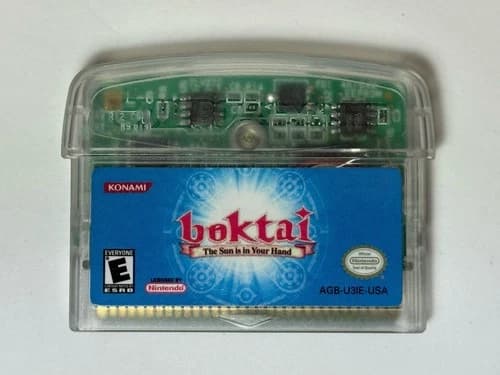 Boktai: The Sun Is in Your Hand (Nintendo Game Boy Advance, 2003) GBA Working