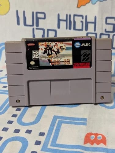 Sterling Sharpe End 2 End (Super Nintendo SNES) Authentic Cartridge