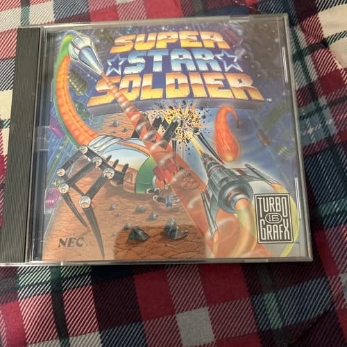 Super Star Soldier - TurboGrafx 16 Game HuCard CIC Complete w Case Hudson Soft