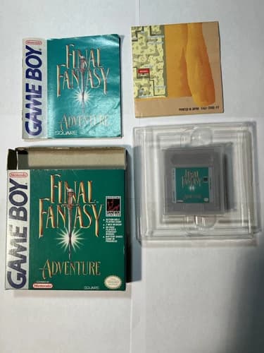 Final Fantasy Adventure Gameboy - CIB - Box, Manuel and Map included 1991