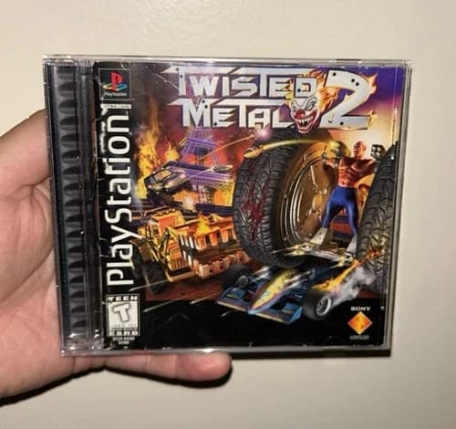 Twisted Metal 2 - Black Label - Sony PlayStation 1 - PS1 - Complete In Box