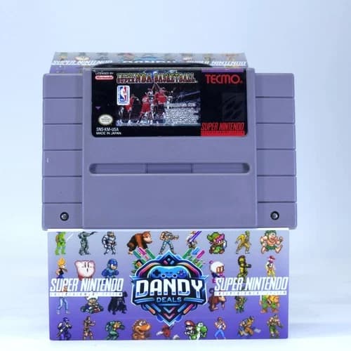 Tecmo Super NBA Basketball SNES Authentic, Tested - Saves - Super Nintendo