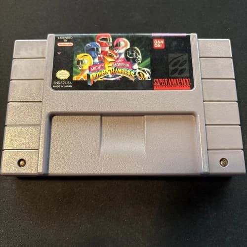Mighty Morphin Power Rangers (1994) Super Nintendo SNES Tested