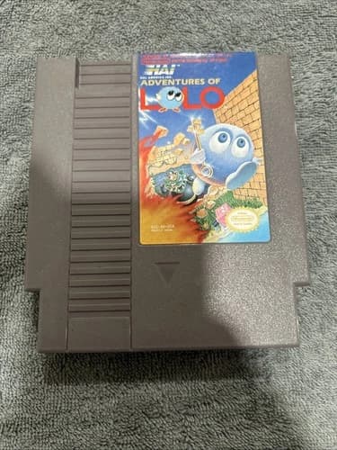 The Adventures Of Lolo Nintendo NES Cartridge Only- Tested