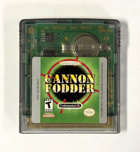 Cannon Fodder (Nintendo Gameboy Color, 2000) *Cartridge Only*
