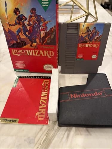 Legacy of the Wizard Nintendo NES 1989 Complete CIB Cleaned & Tested