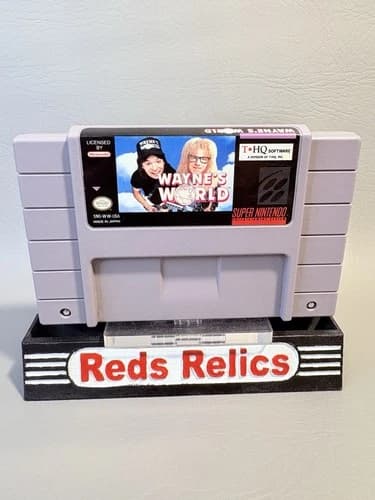 Wayne's World (Super Nintendo SNES, 1993) *Cart Only* Authentic Tested Cleaned