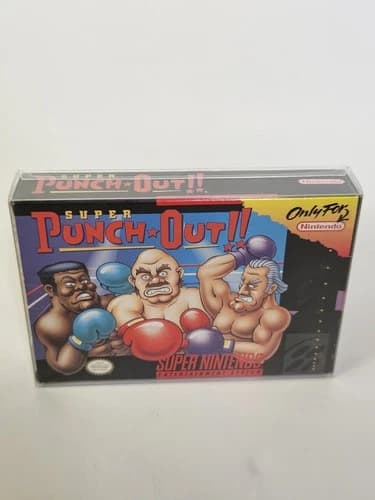 Super Punch-Out (Super Nintendo SNES) Complete CIB w/ Protective Case