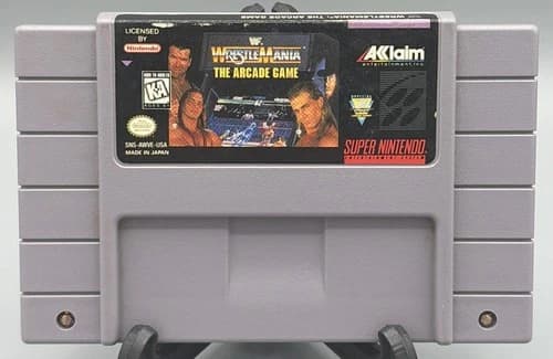 Wrestlemania: The Arcade Game Super Nintendo- SNES Tested✅ Authentic 💯 NM💎