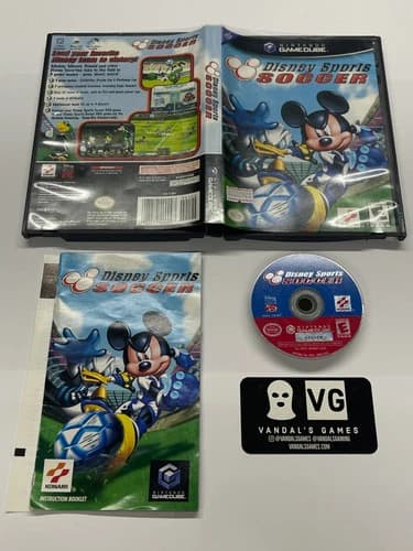 Gamecube - Disney Sports Soccer Nintendo Gamecube Complete #2922