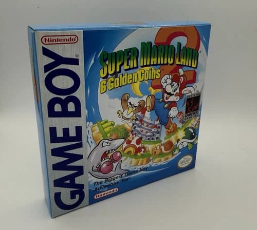 Super Mario Land 2: 6 Golden Coins (Nintendo GameBoy) CIB Authentic Tested