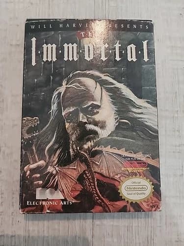 Immortal The (Nintendo Entertainment System, 1990) NES boxed with manual CIB