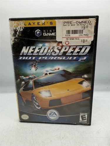 NINTENDO GAMECUBE NEED FOR SPEED HOT PURSUIT 2 COMPLETE GAME W/ MANUAL
