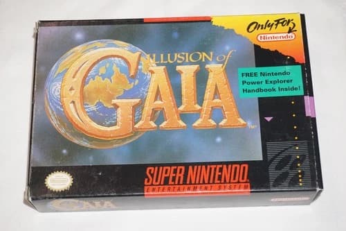 Illusion of Gaia (Super Nintendo SNES) Complete in Box CIB