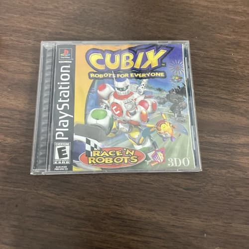 Cubix: Robots for Everyone for Sony Playstation 1 PS1 Complete Great Shape